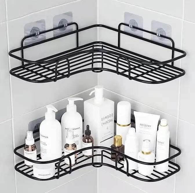 CORNER SHELF FOR BATHROOM (SET OF 2) 