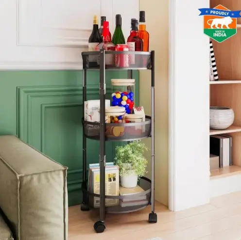[BG-207] ROTATING FOLDING TROLLEY 3 STEP 
