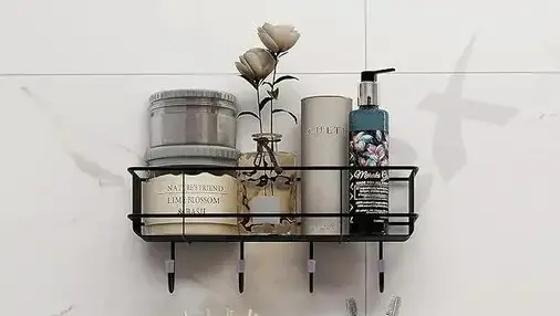 [BG-506 A] BATHROOM SHELF WITH HOOK  
