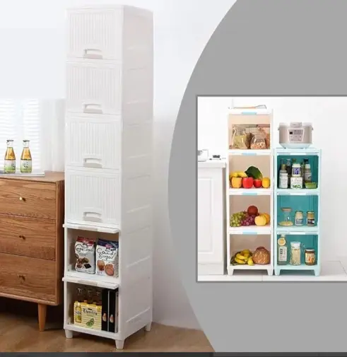 [BG-801 A] STORAGE CABINET CUPBOARD WITH DOOR (6 STEP) 