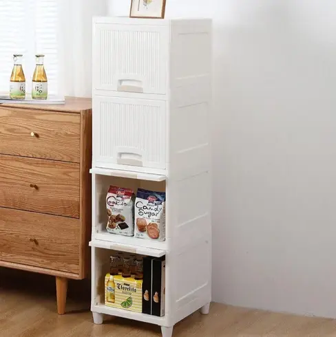 [BG-801 C] STORAGE CABINET CUPBOARD WITH DOOR (4 STEP) 