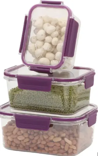 [BG-1004 B] SQUARE AIRTIGHT CONTAINER (600 ML)