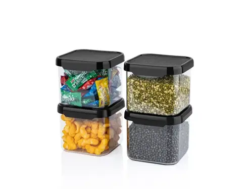 [BG-1008] AIRTIGHT SQUARE CONTAINER (PACK OF 4)
