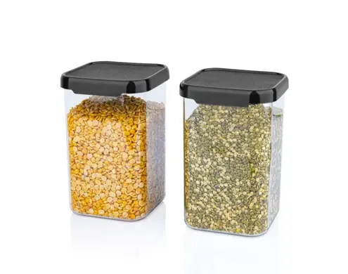 [BG-1009] AIRTIGHT SQUARE CONTAINER (PACK OF 2)