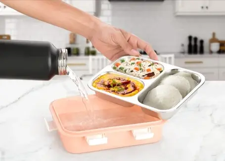 [BG-1211] 3 COMPARTMENT LUNCH BOX
