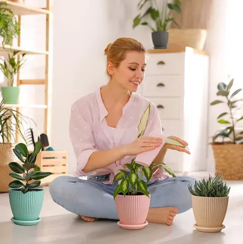 [BG-1603] ROUND PLASTIC PLANTERS
