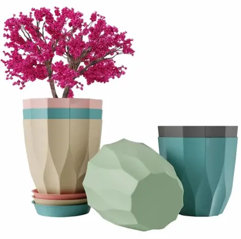 [BG-1606] CRYSTAL FLOWER POT