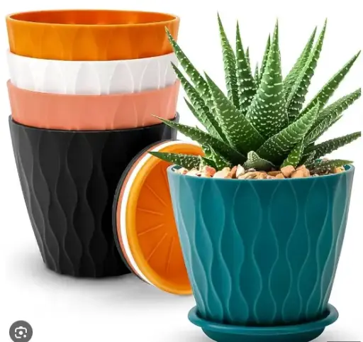 [BG-1607] WAVE FLOWER POT